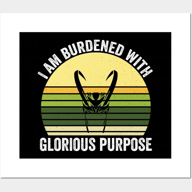 I am burdened with glorious purpose - burdened with glorious purpose Wall Art by justin moore